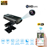 Mini Câmera de Vigilância Bullet FullHD sem Fio - 1080P