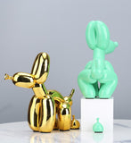 Escultura Criativa Poop Dog by Jeff Koons em Resina