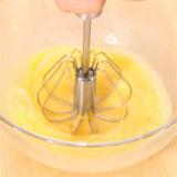 Mixer Semi-automático em aço inoxidável - Perfeito para fazer omeletes e panquecas para o café da manhã!